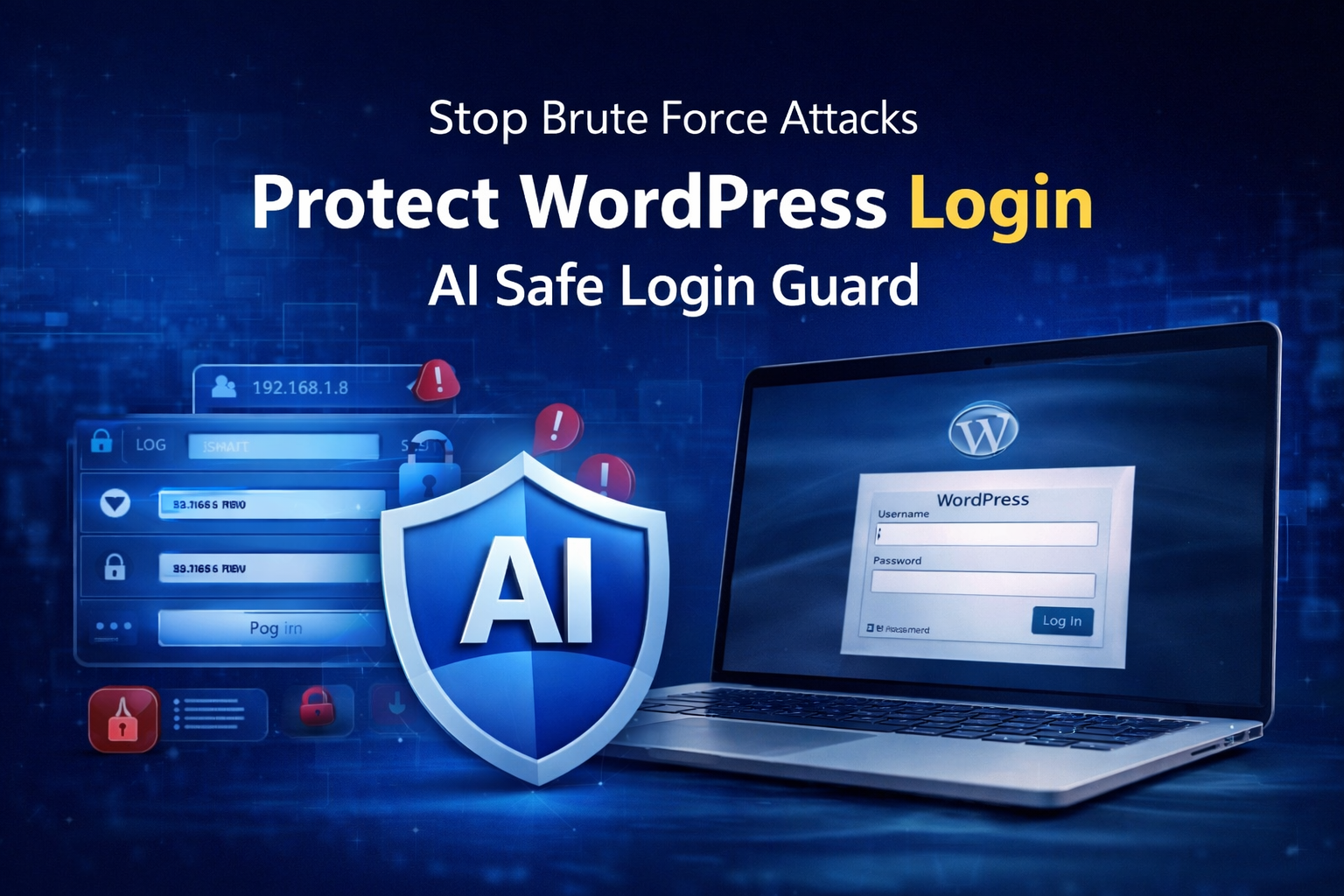 AI Safe Login Guard Plugin featuring brute-force prevention screen settings