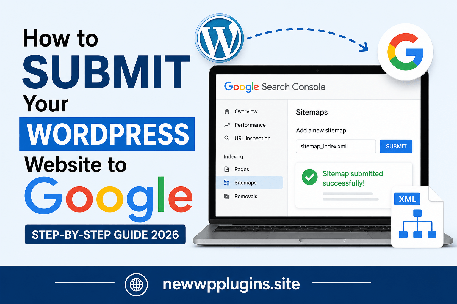 Submit WordPress sitemap xml to Google Search Console guides